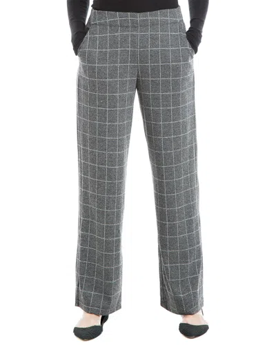 Max Studio Easy Leg Trouser In Gray