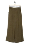 Max Studio Easy Wide Leg Pants In Green