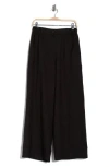 Max Studio Easy Wide Leg Pants In Black