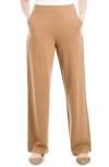 Max Studio Easy Wide Leg Ponte Knit Pants In Vicuna