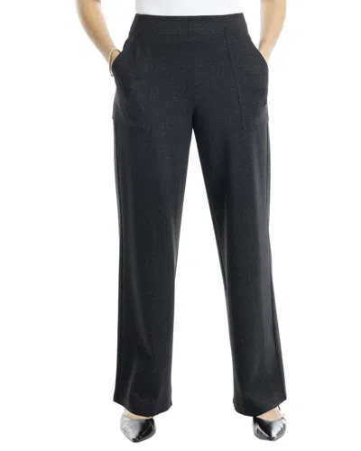 Max Studio Easy Wide Leg Ponte Pant In Blue