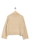 Max Studio Exposed Seam Turtleneck Sweater In Neutral