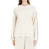 Max Studio Fine Gauge Hoodie In White