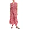 Max Studio Floral Maxi Dress In Pink