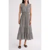 Max Studio Floral Maxi Dress In Ecru/cml Btk Daisy