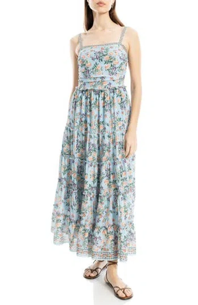 Max Studio Floral Print Maxi Dress