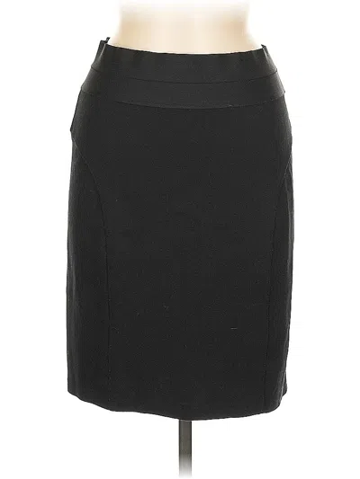 Pre-owned Max Studio Formal Skirt In Black