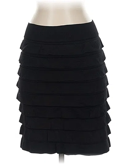 Pre-owned Max Studio Formal Skirt In Black