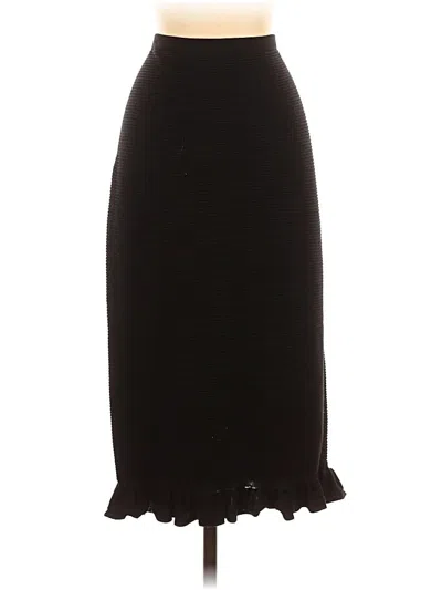 Pre-owned Max Studio Formal Skirt In Black