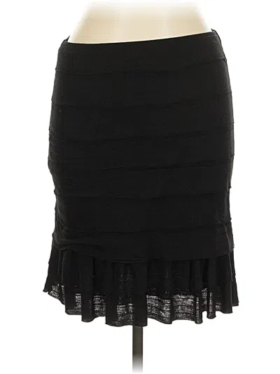 Pre-owned Max Studio Formal Skirt In Black