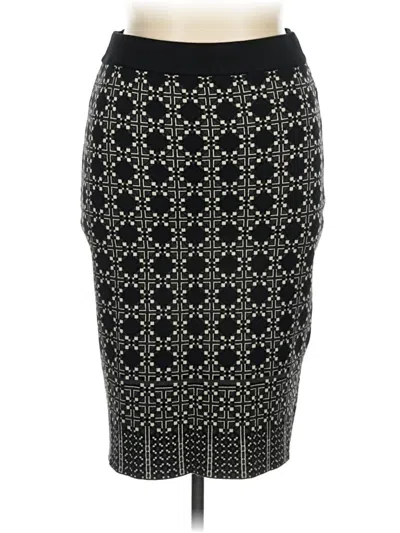 Pre-owned Max Studio Formal Skirt In Black
