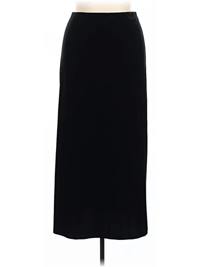 Pre-owned Max Studio Formal Skirt In Black