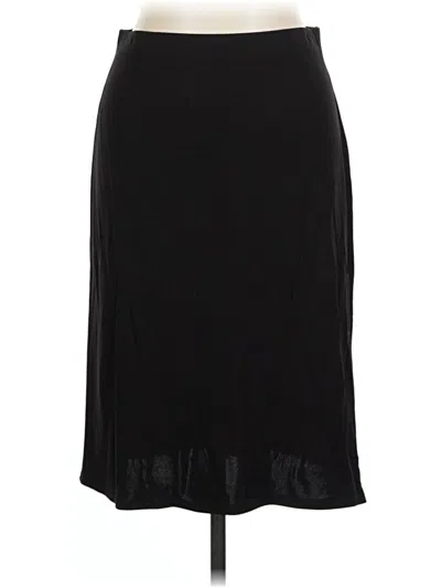Pre-owned Max Studio Formal Skirt In Black