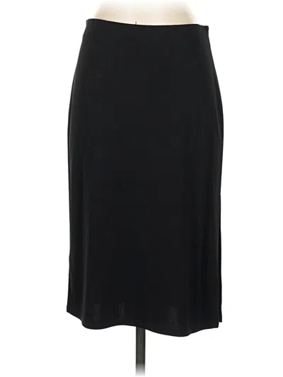 Pre-owned Max Studio Formal Skirt In Black