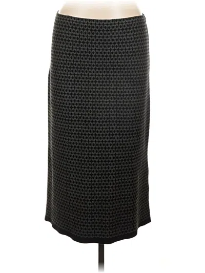 Pre-owned Max Studio Formal Skirt In Black