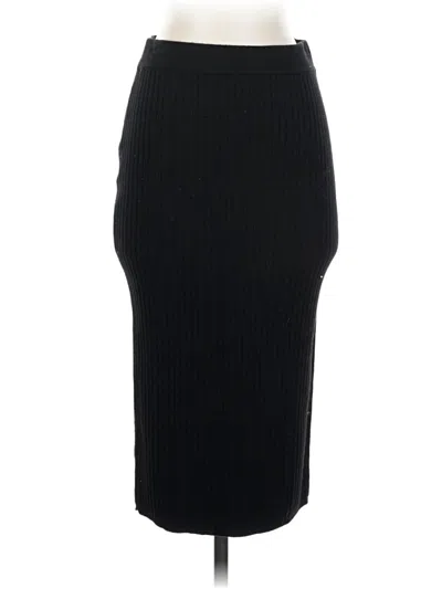 Pre-owned Max Studio Formal Skirt In Black