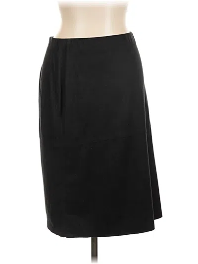 Pre-owned Max Studio Formal Skirt In Black