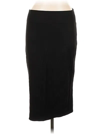 Pre-owned Max Studio Formal Skirt In Black