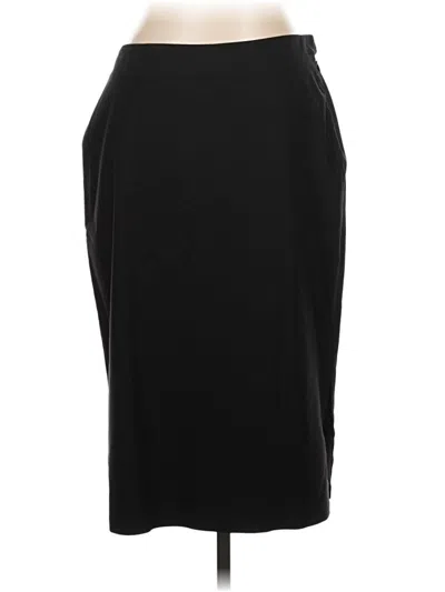 Pre-owned Max Studio Formal Skirt In Black