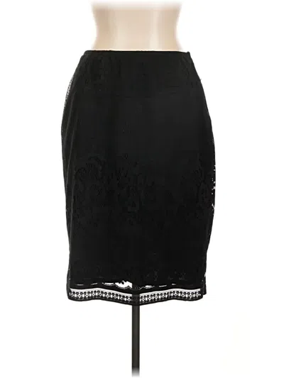 Pre-owned Max Studio Formal Skirt In Black