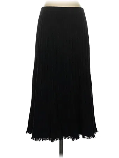 Pre-owned Max Studio Formal Skirt In Black