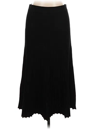 Pre-owned Max Studio Formal Skirt In Black
