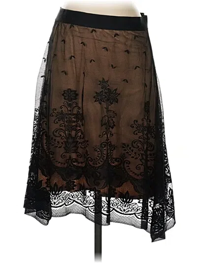 Pre-owned Max Studio Formal Skirt In Black