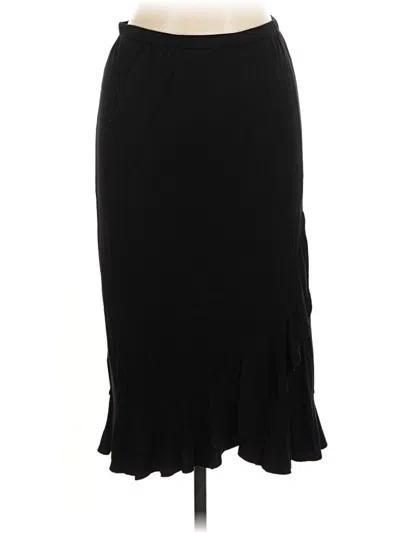 Pre-owned Max Studio Formal Skirt In Black