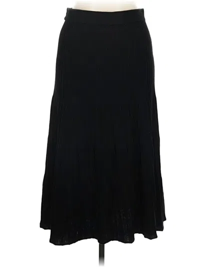 Pre-owned Max Studio Formal Skirt In Black