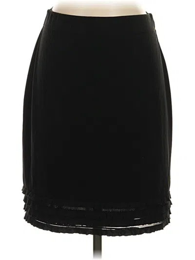 Pre-owned Max Studio Formal Skirt In Black