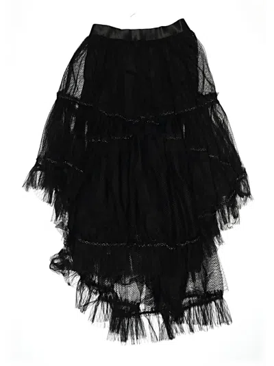 Pre-owned Max Studio Formal Skirt In Black