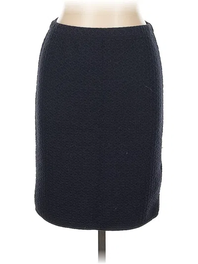 Pre-owned Max Studio Formal Skirt In Blue