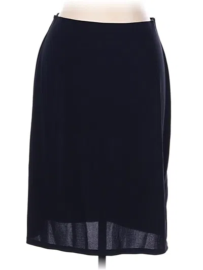 Pre-owned Max Studio Formal Skirt In Blue