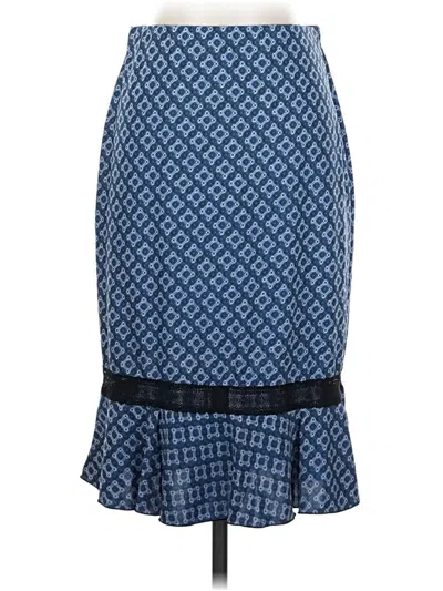 Pre-owned Max Studio Formal Skirt In Blue
