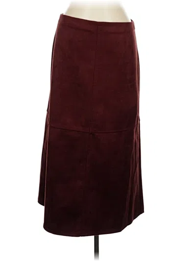 Pre-owned Max Studio Formal Skirt In Brown