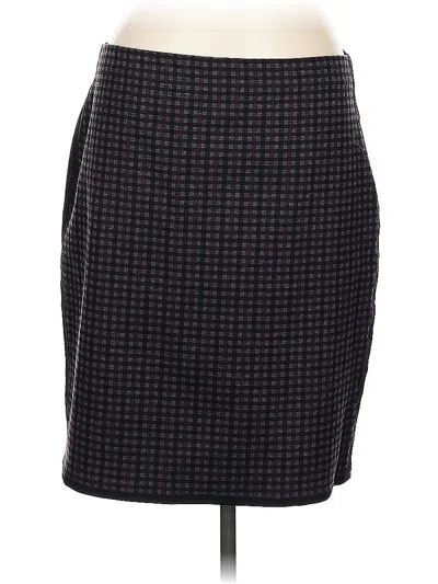 Pre-owned Max Studio Formal Skirt In Gray