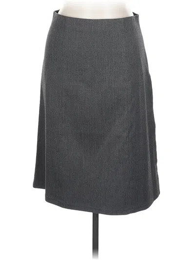 Pre-owned Max Studio Formal Skirt In Gray
