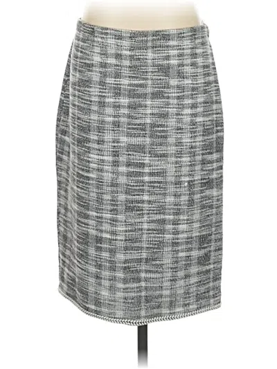 Pre-owned Max Studio Formal Skirt In Gray