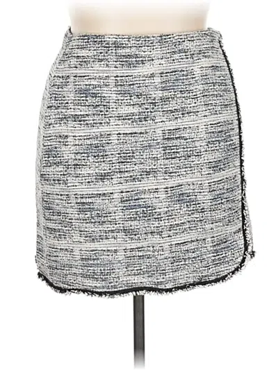 Pre-owned Max Studio Formal Skirt In Gray