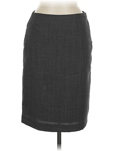 Pre-owned Max Studio Formal Skirt In Gray
