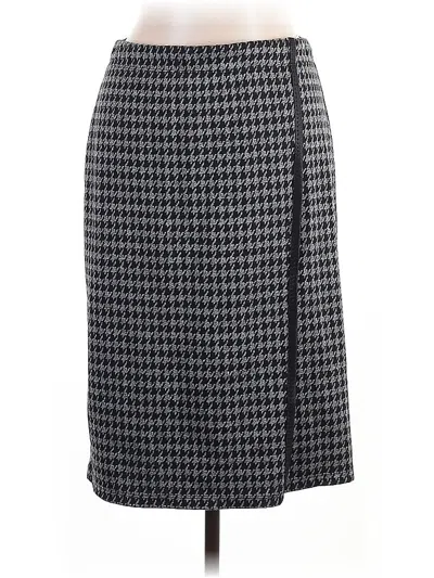 Pre-owned Max Studio Formal Skirt In Gray