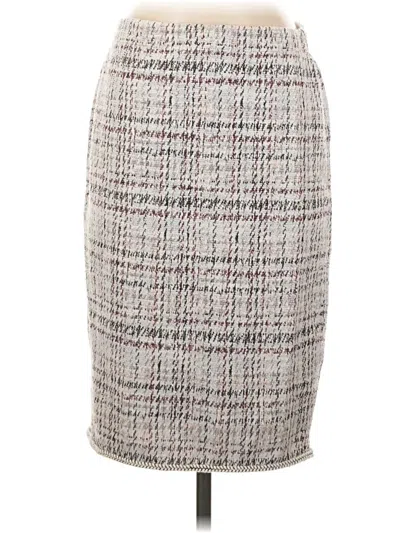 Pre-owned Max Studio Formal Skirt In Gray