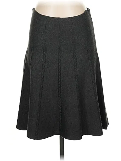 Pre-owned Max Studio Formal Skirt In Gray