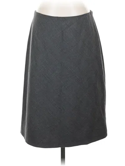 Pre-owned Max Studio Formal Skirt In Gray