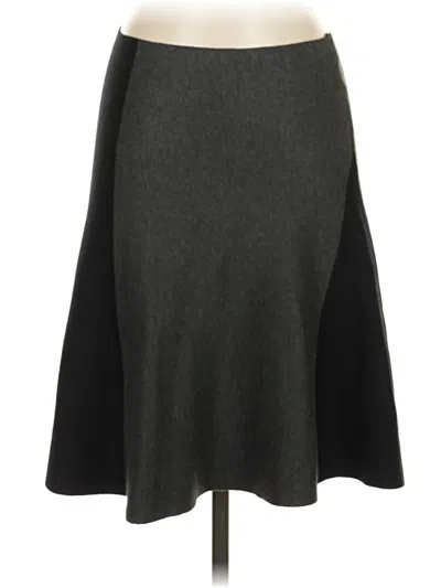 Pre-owned Max Studio Formal Skirt In Gray