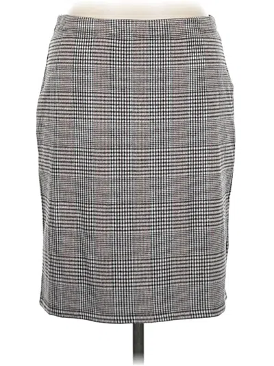 Pre-owned Max Studio Formal Skirt In Gray