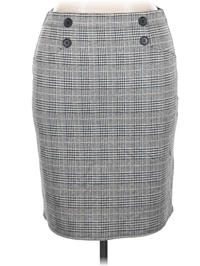 Pre-owned Max Studio Formal Skirt In Gray