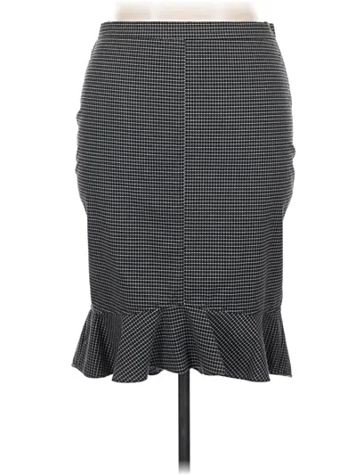 Pre-owned Max Studio Formal Skirt In Gray