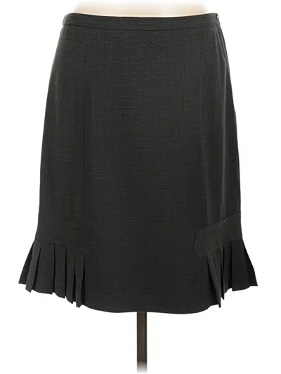 Pre-owned Max Studio Formal Skirt In Gray