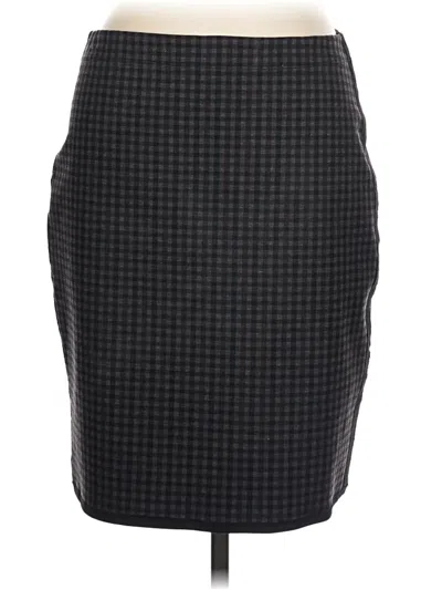 Pre-owned Max Studio Formal Skirt In Gray